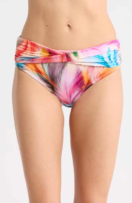 Feathered Impression Moderate Coverage Swim Bottoms