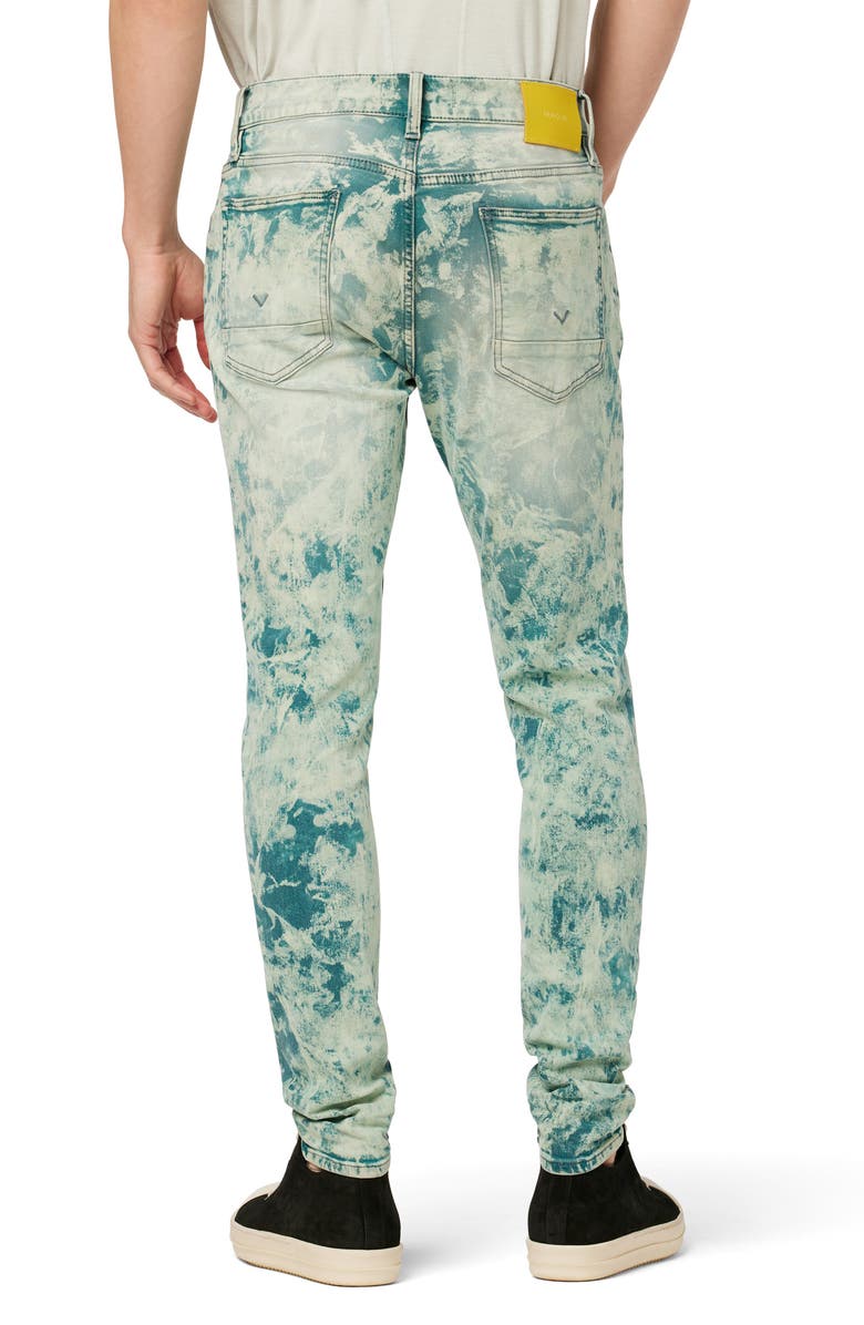 Hudson Jeans Zack Bleached Stretch Skinny Jeans, Alternate, color,