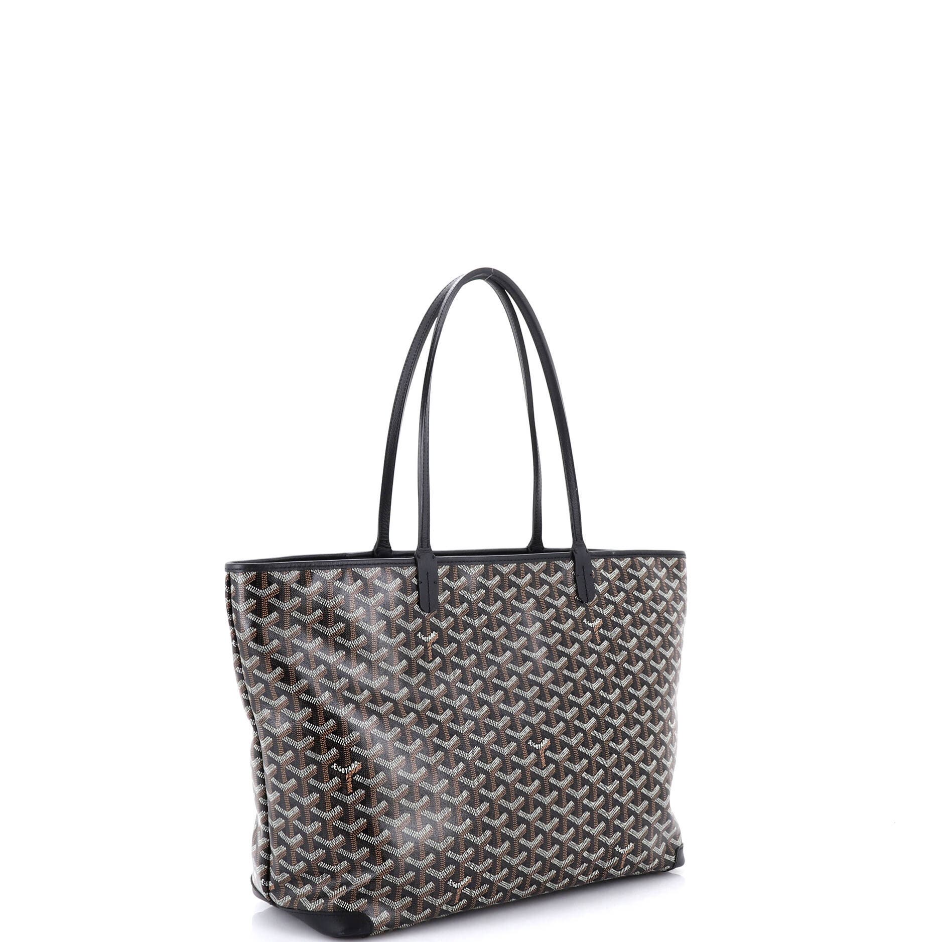 Artois Tote Coated Canvas MM, Alternate, color, Black