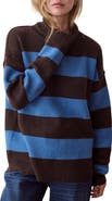 Marine Layer Maggie Rollneck Stripe Sweater