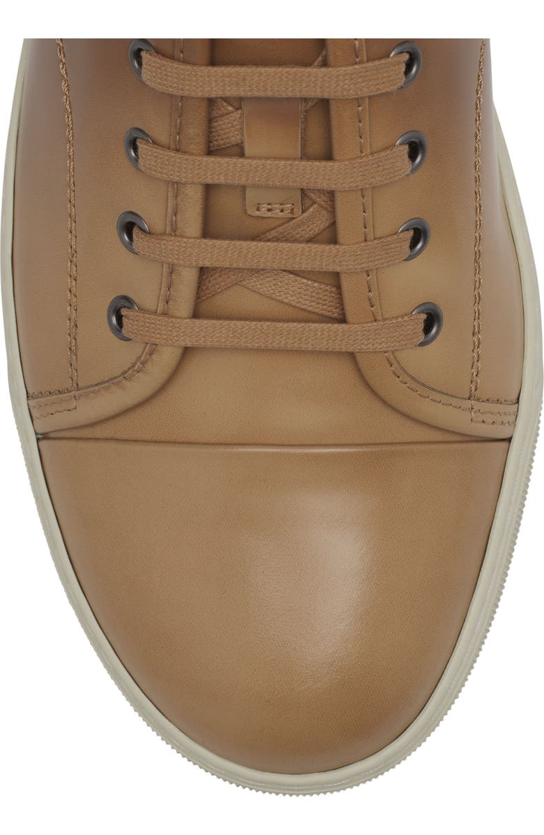 Lanvin DBB1 Gradation Leather Sneakers, Alternate, color, Camel/Beige