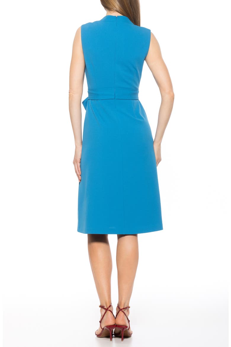 Dane Tie Waist Midi Dress, Alternate, color, LAPIS