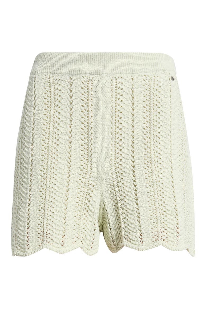 Wave Knit Shorts, Alternate, color, GUAVA LEAF