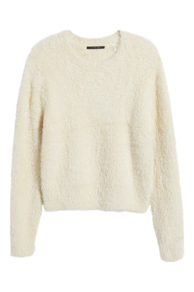 Thomas Fuzzy Crewneck Sweater, Alternate, color, IVORY