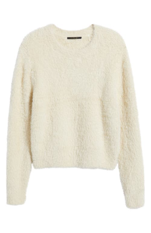 Kobi Halperin Thomas Fuzzy Crewneck Sweater In White