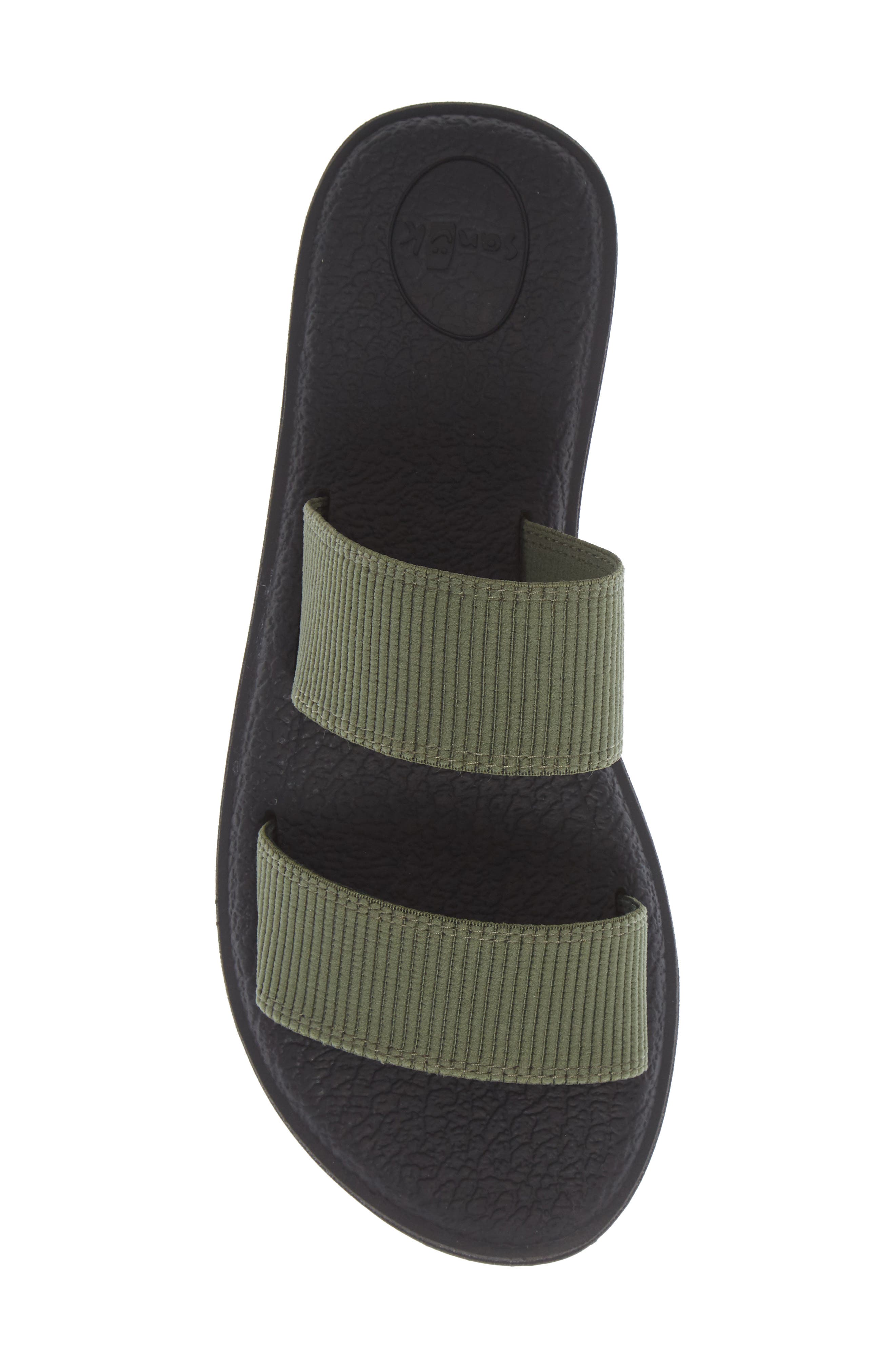 Yoga Gora Slide Sandal, Alternate, color, OLIVE