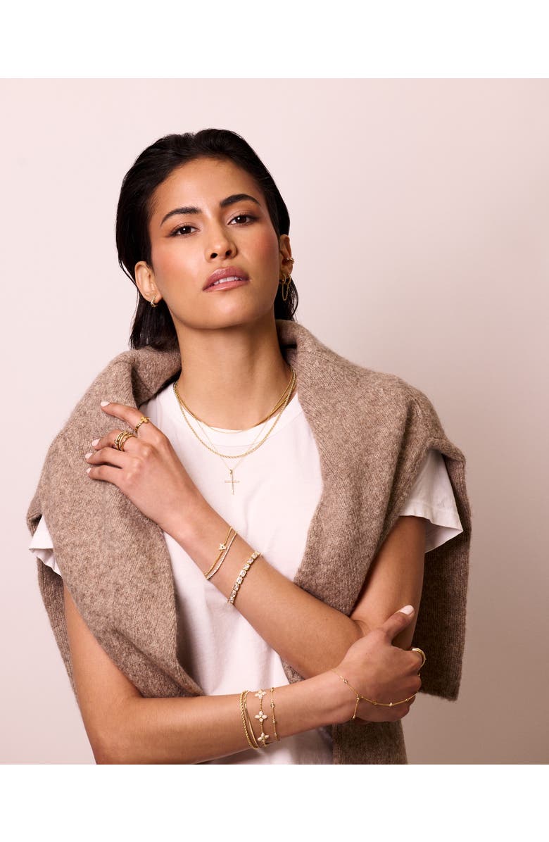 Electric Picks Twice As Nice Necklace and Bracelet Set of 2, Alternate, color, Gold