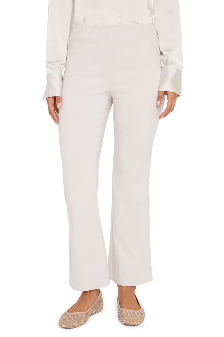 Berkeley Wonderstretch Pull-On High Waist Slim Ankle Flare Pants, Main, color, POWDER
