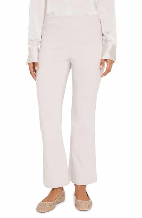 NIC+ZOE Berkeley Wonderstretch Pull-On High Waist Slim Ankle Flare Pants