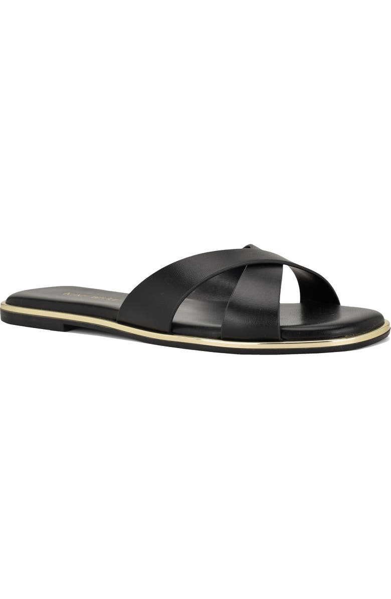 Nine West Edeny Slide Sandal, Main, color, Black 001