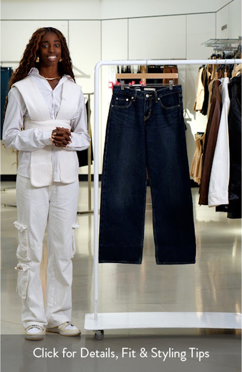 Low Loose Straight Leg Jeans, sales video thumbnail