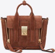 3.1 Phillip Lim Pashli Mini Embossed Suede Handbag