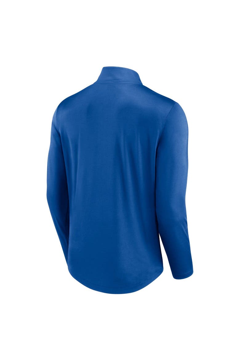 Men's Fanatics Branded Royal New York Giants Quarterback Quarter-Zip Top, Alternate, color, Royal