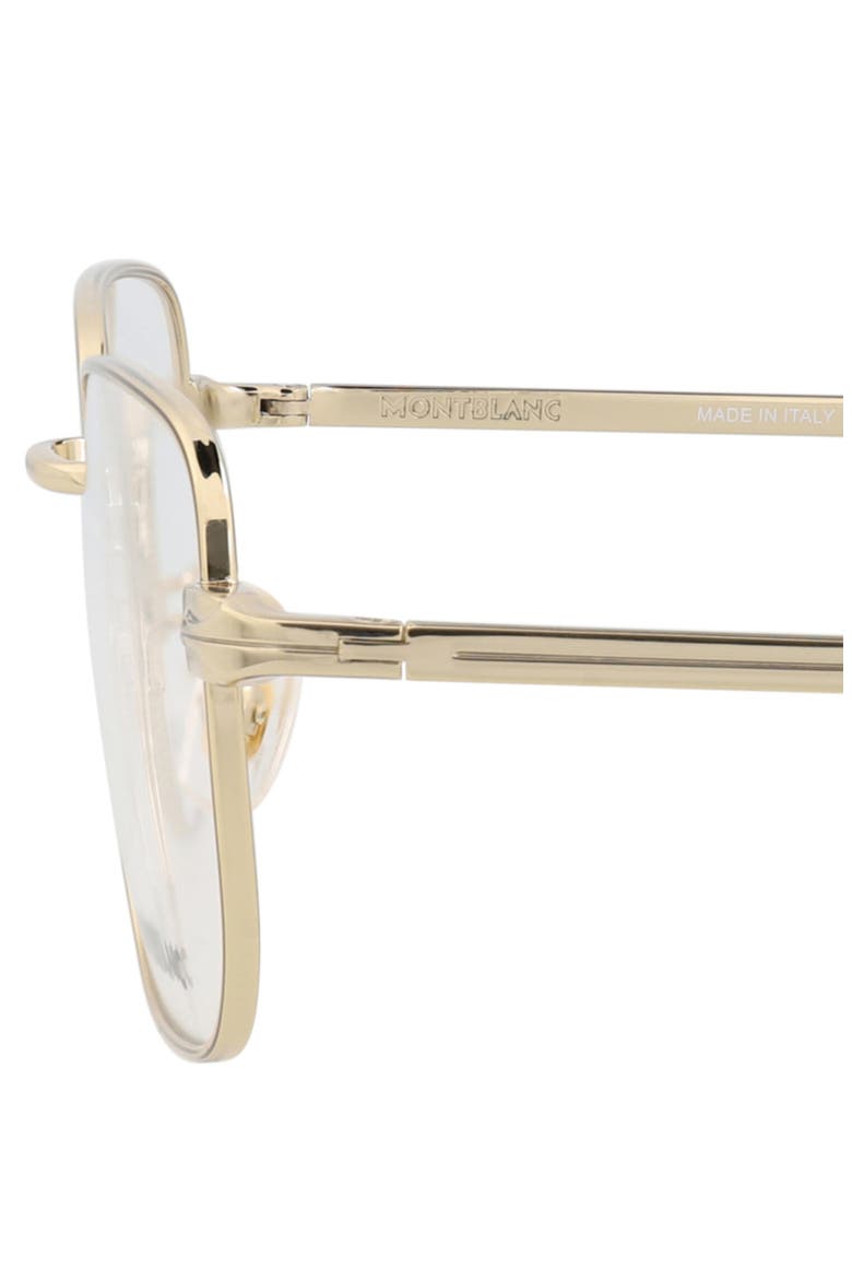 55mm Rectangle Optical Frames., Alternate, color, GOLD GOLD TRANSPARENT