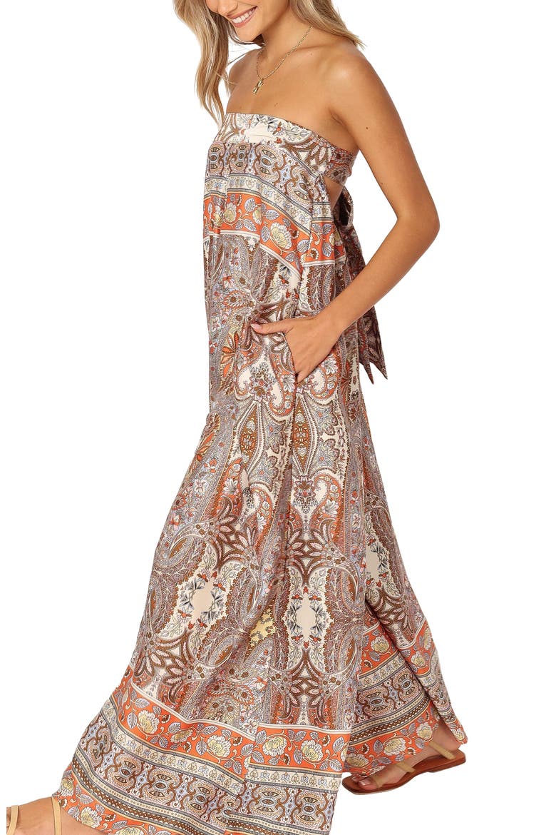 Sarah Strapless Jumpsuit, Alternate, color, MULTI