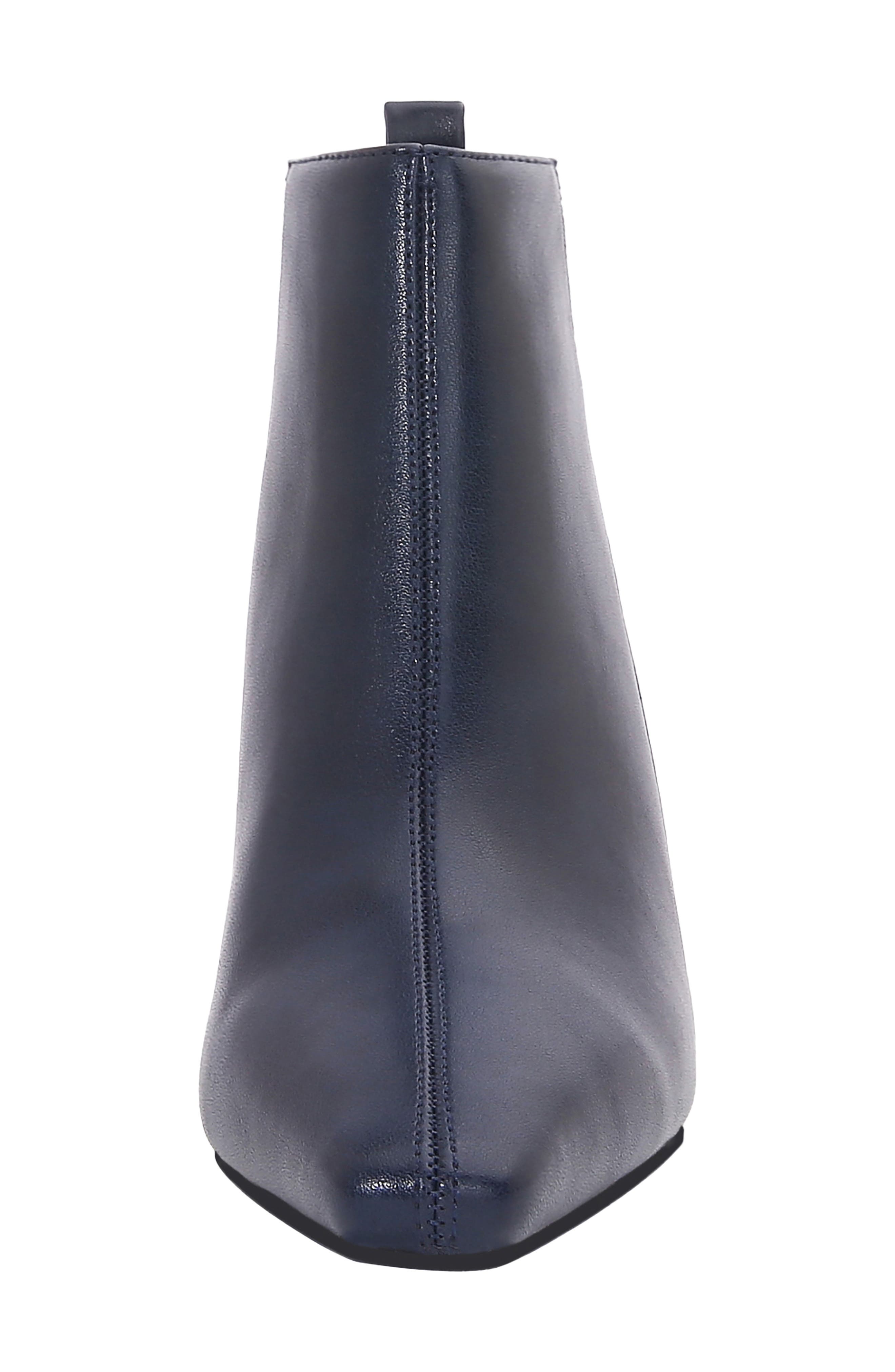 River Faux Leather Bootie, Alternate, color, NAVY
