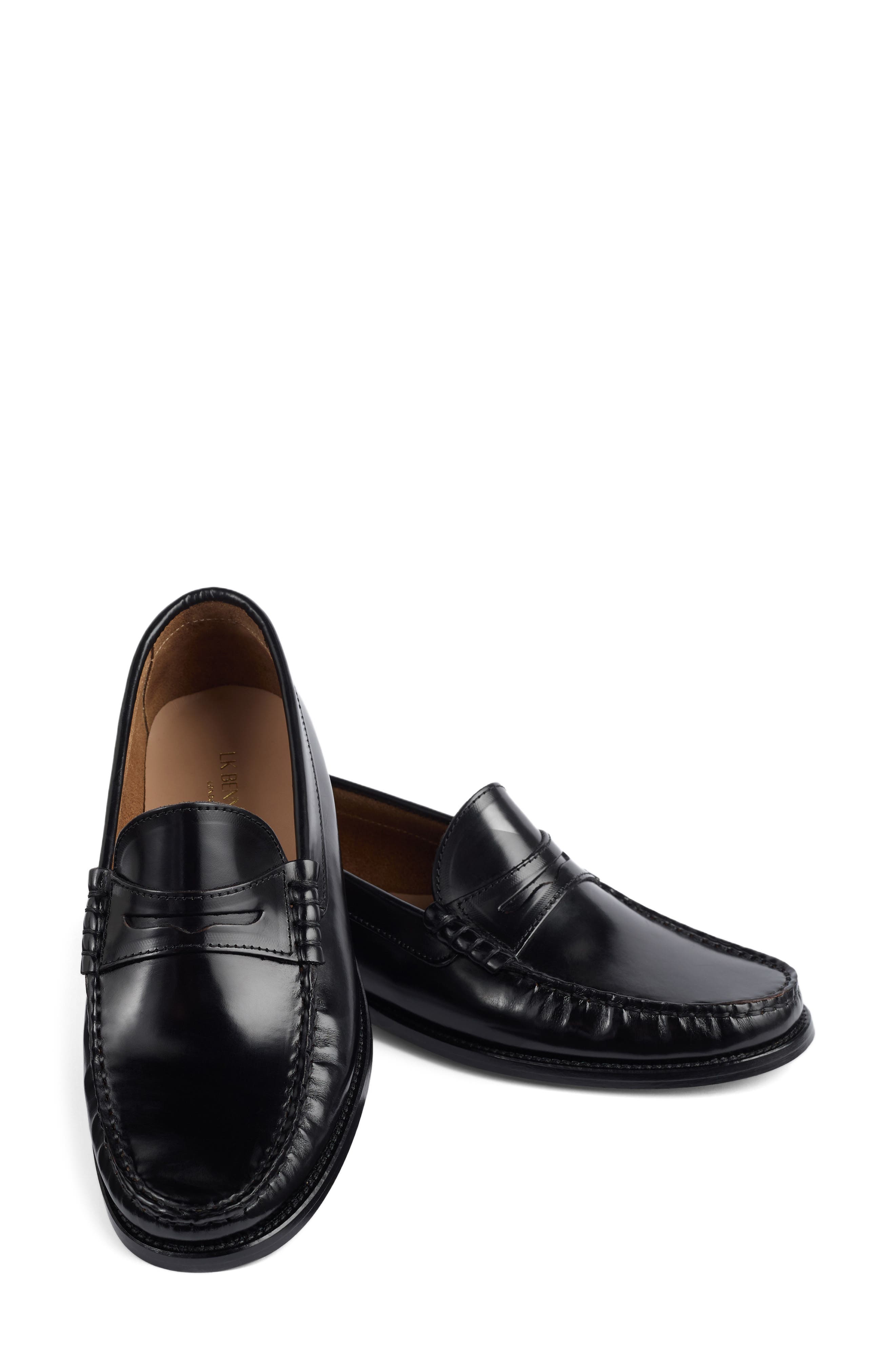 LK Bennett Solo Penny Loafer, Alternate, color, Black