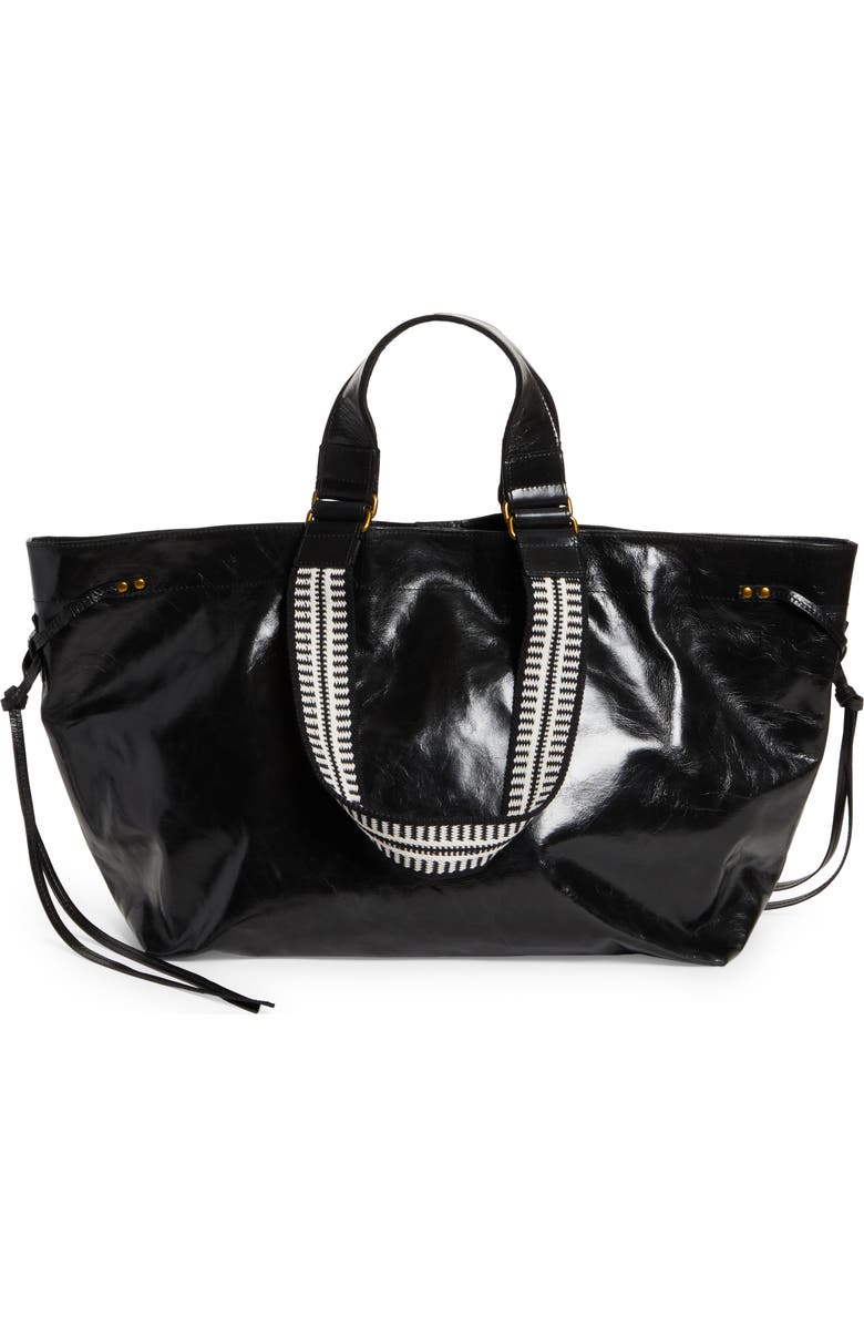Isabel Marant Wardy Leather Tote, Alternate, color,