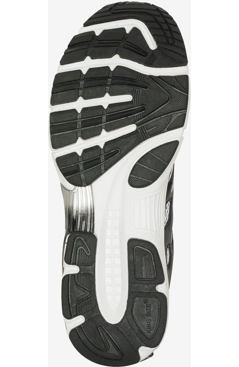 KingSize No-Tie Sneakers, Alternate, color, Jet Black Grey