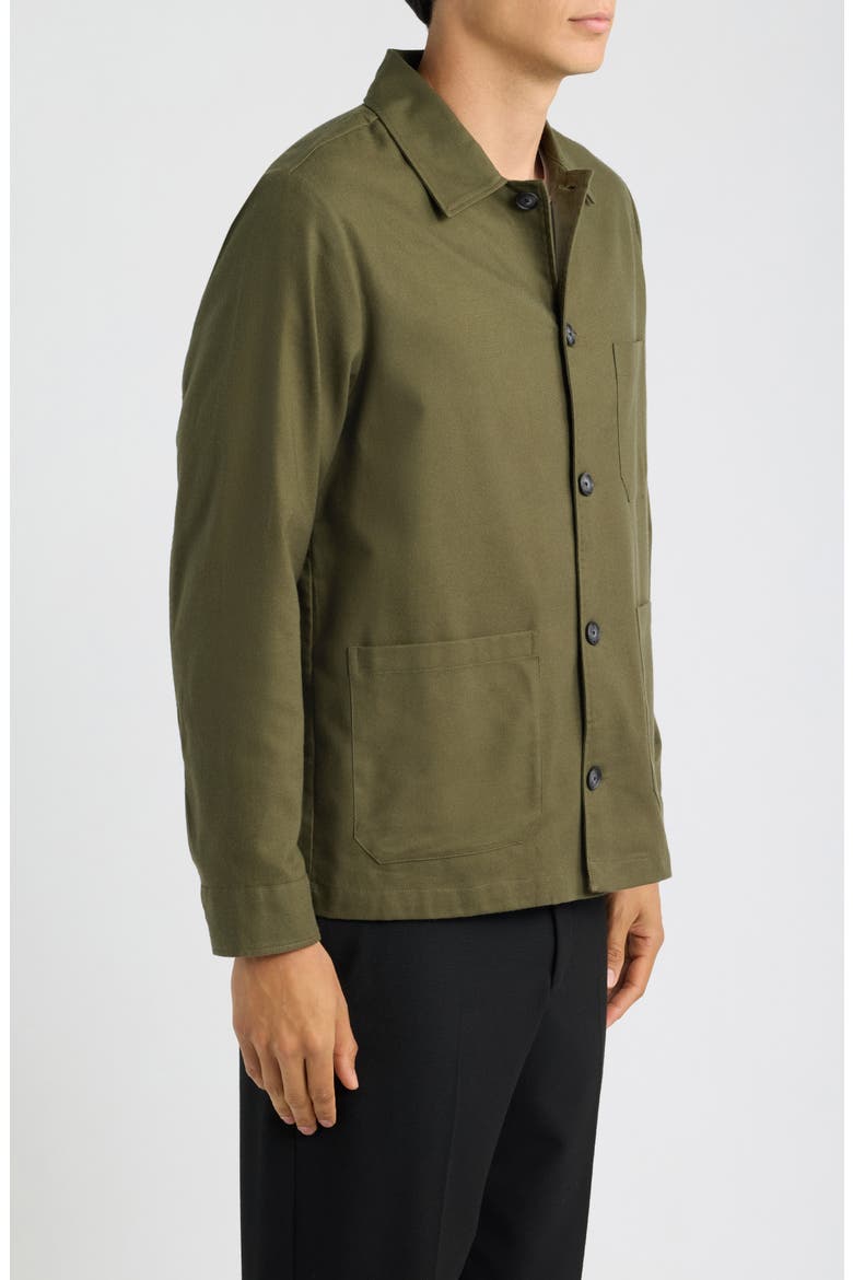 Cal Relaxed Fit Shirt Jacket, Alternate, color, OPEN GREEN