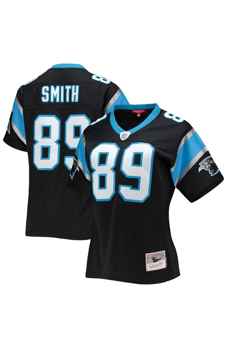 Mitchell & Ness Women's Mitchell & Ness Steve Smith Black Carolina Panthers Legacy Replica Player Jersey, Main, color,