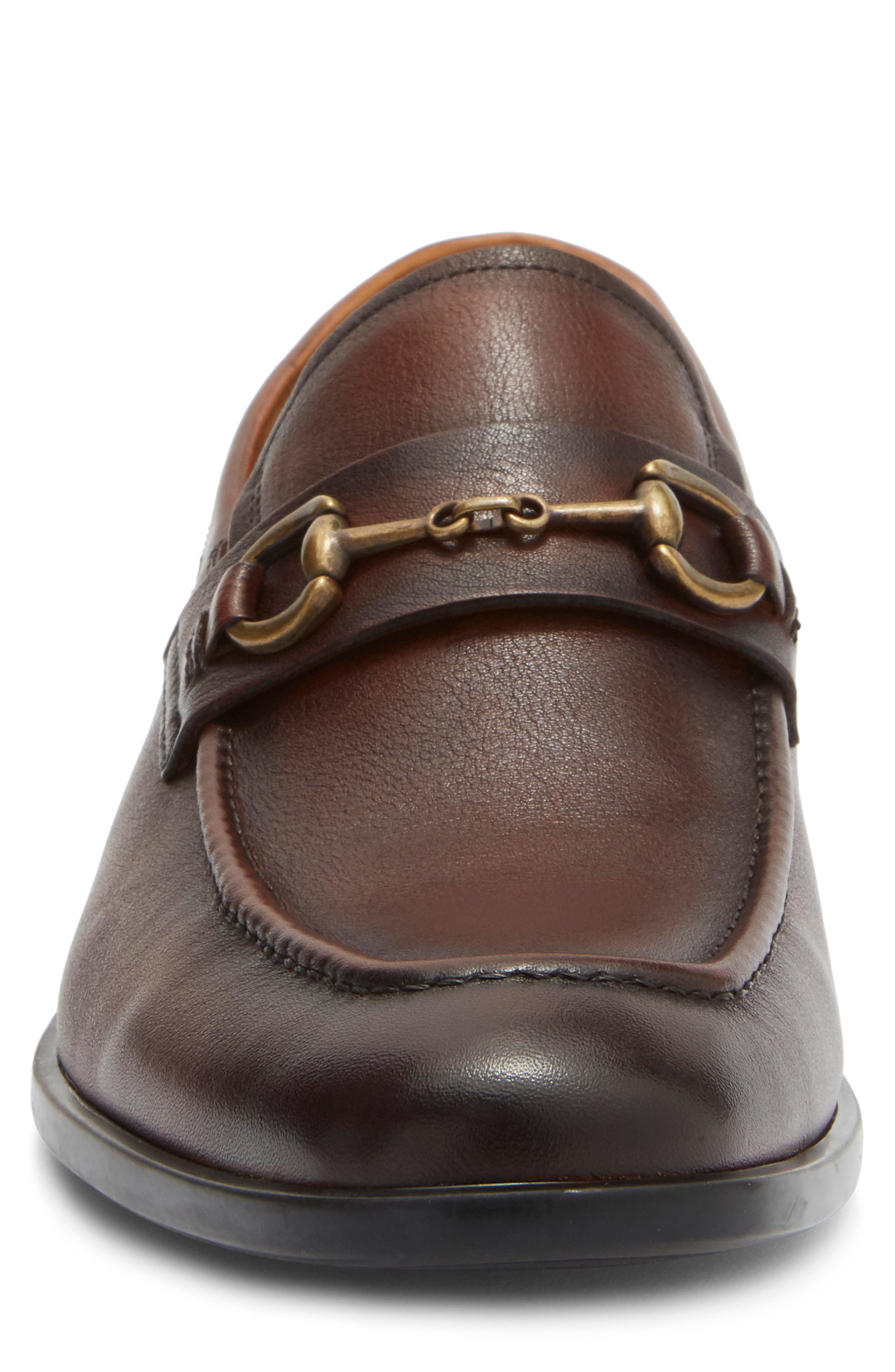 Florsheim Pregamo Moc Toe Bit Loafer, Alternate, color, Brown