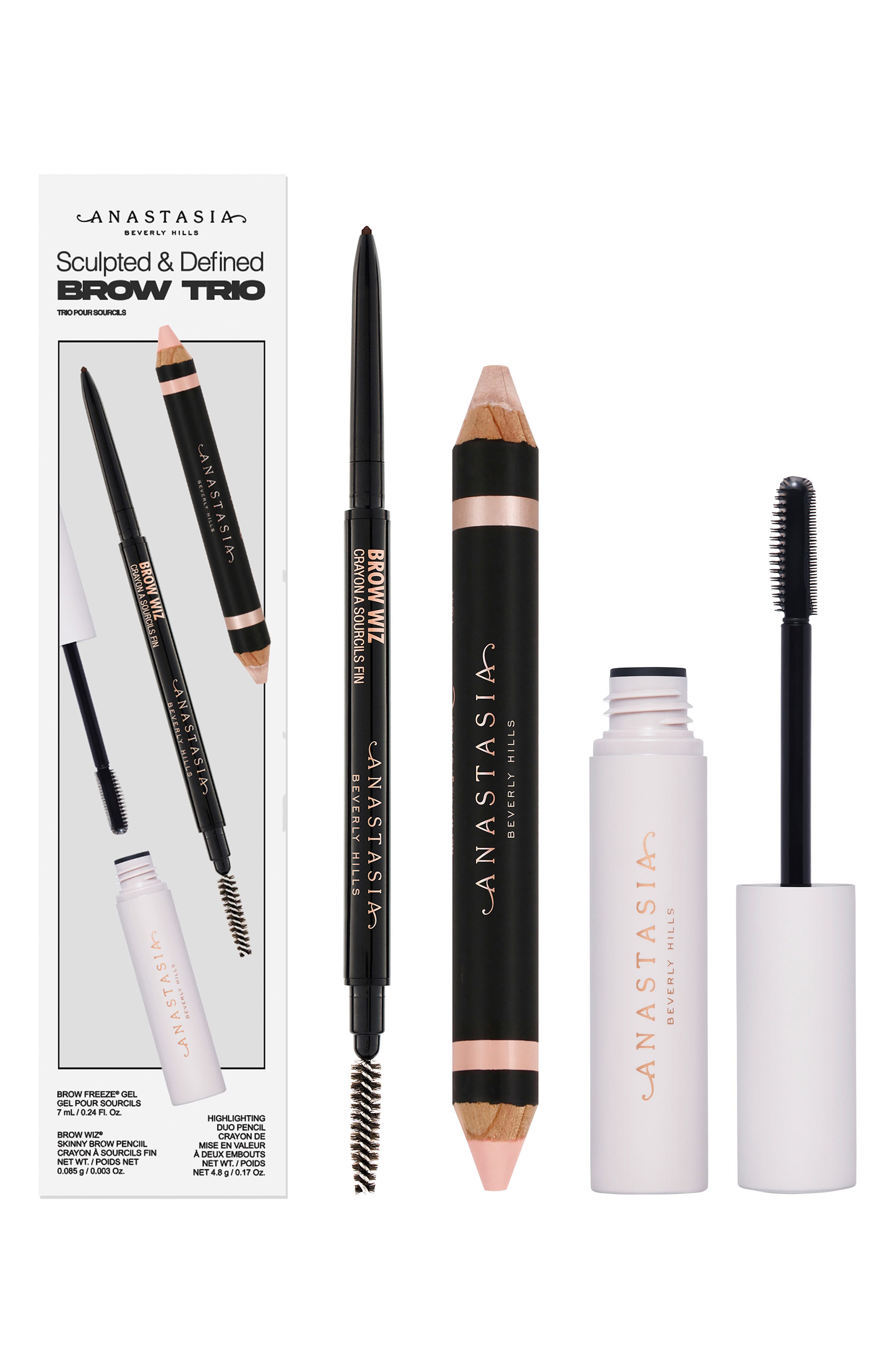 Anastasia Beverly Hills Sculpted & Defined Brow Trio Set $75 Value