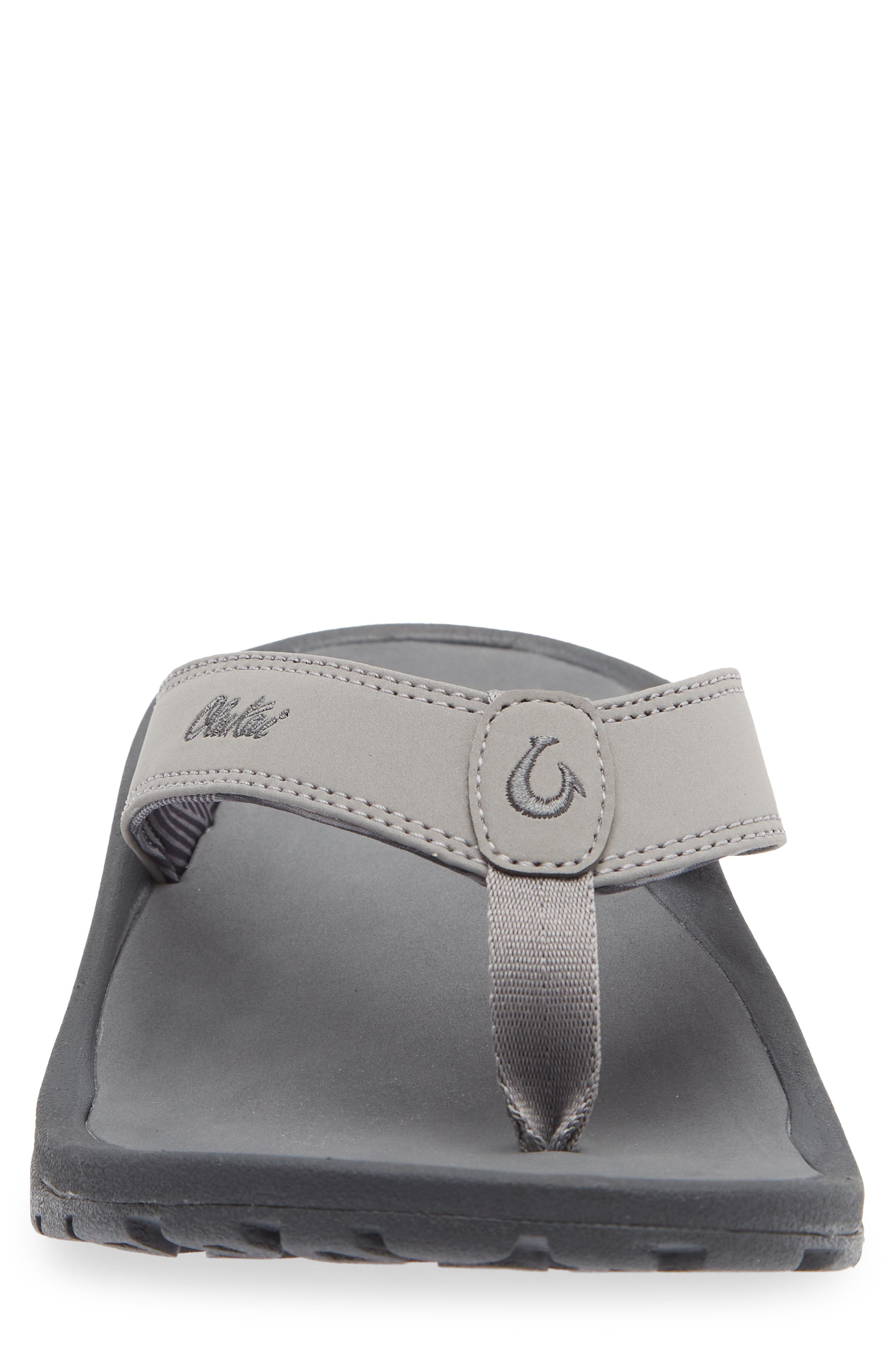 Ohana Flip Flop, Alternate, color, SHARKSKIN/ DK SHADOW