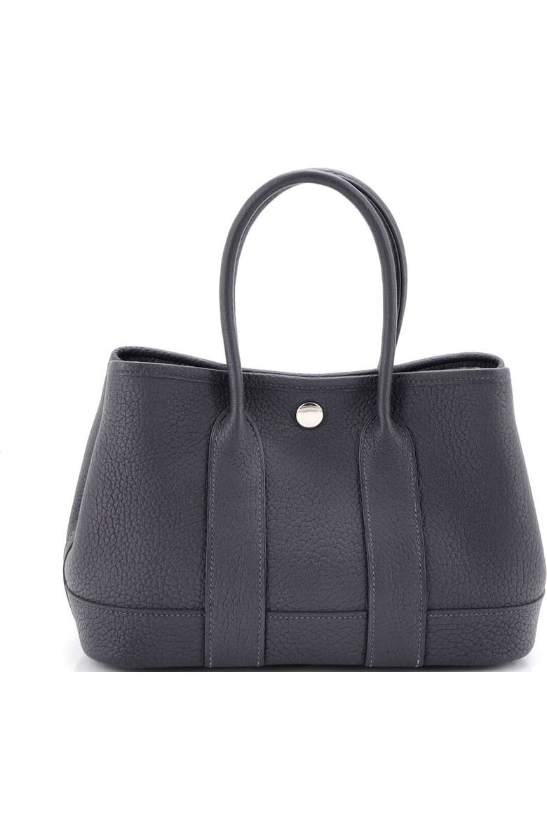 Pre-Owned Hermes Neo Garden Party Tote Leather 23, Alternate, color, Gris Misty