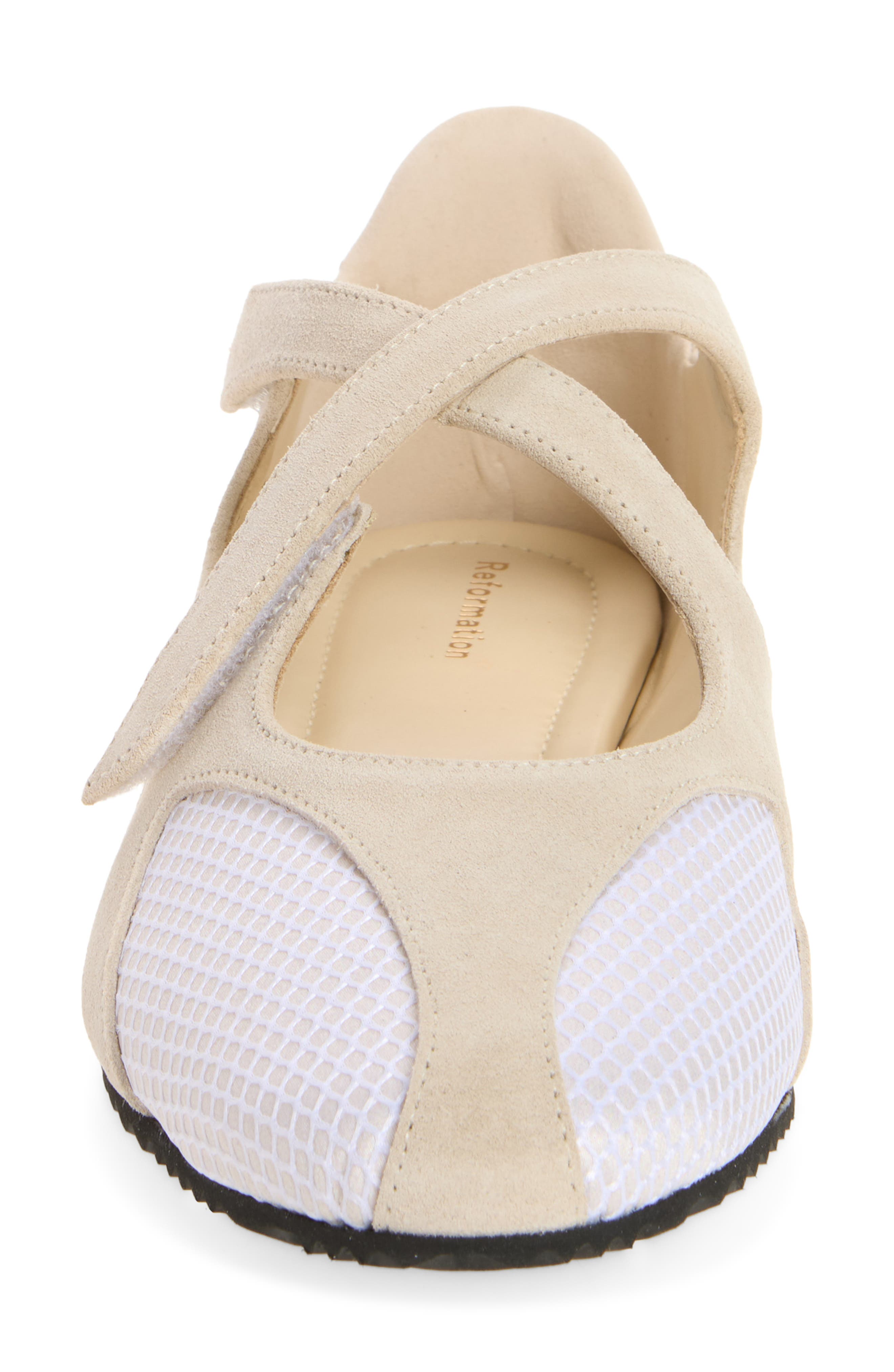 Terra Ballet Sneaker, Alternate, color, ALMOND SUEDE MESH