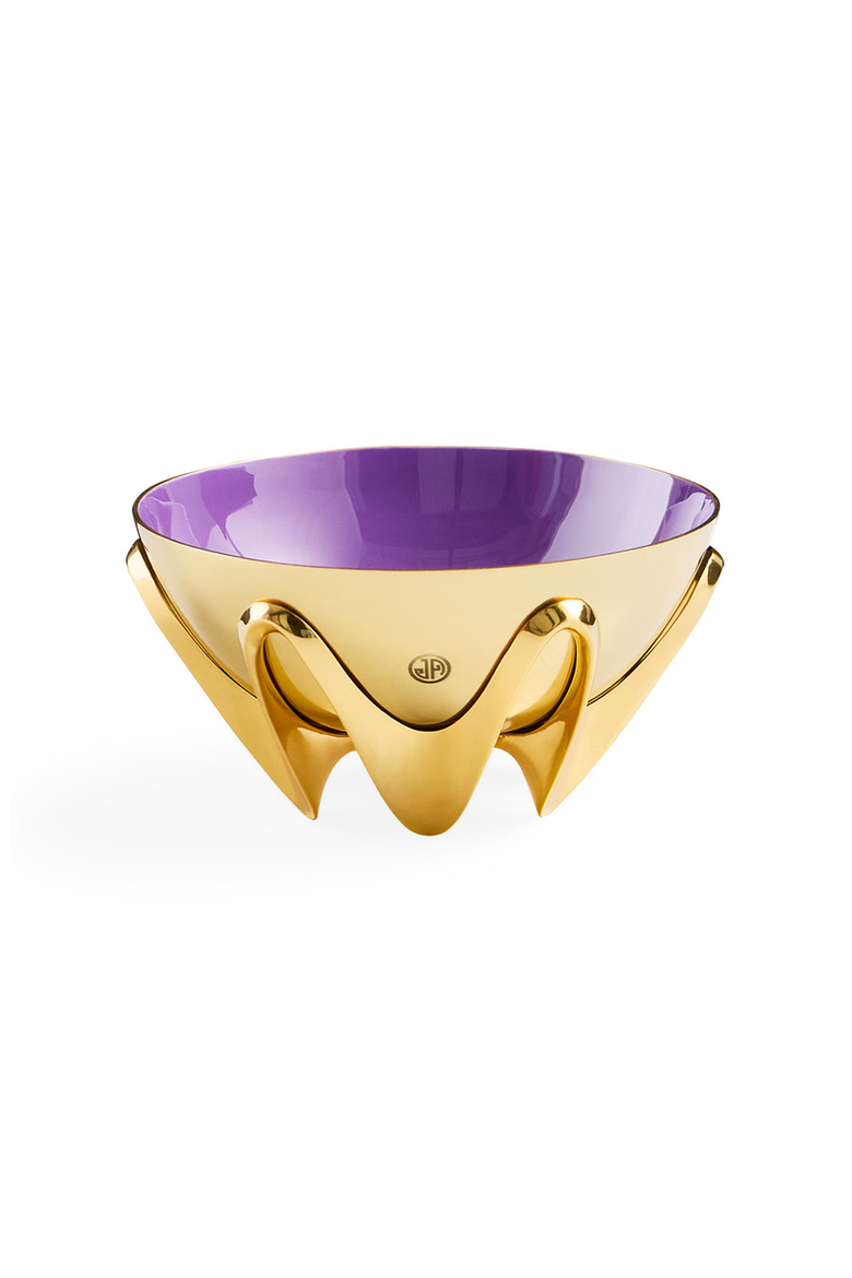 Oscar Amethyst Bowl, Main, color, Purple / Gold