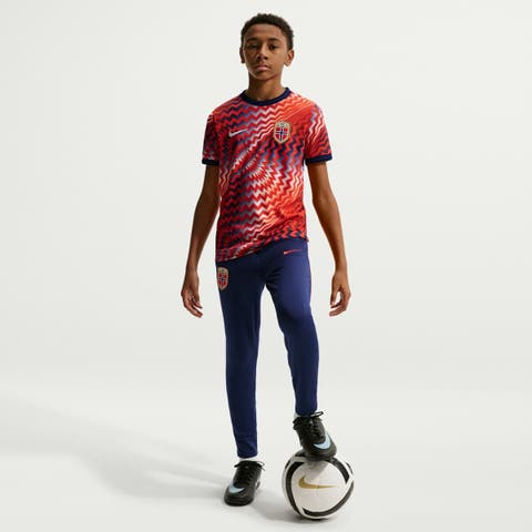 Youth Nike Red Norway National Team 2026 Pre-Match Top