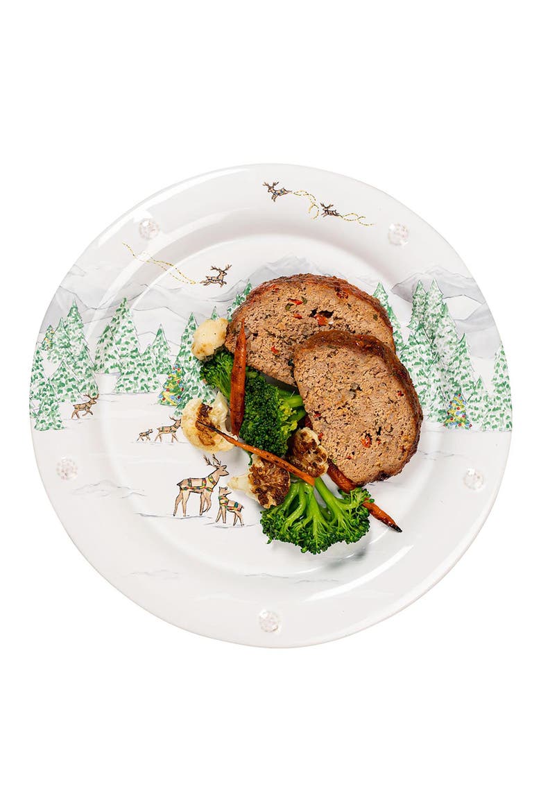 Berry & Thread North Pole Dinner Plate, Alternate, color, WHITE MULTI