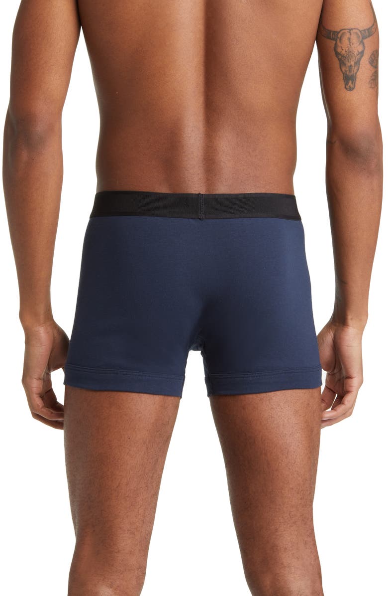 TOM FORD Cotton Stretch Jersey Boxer Briefs, Alternate, color, Navy