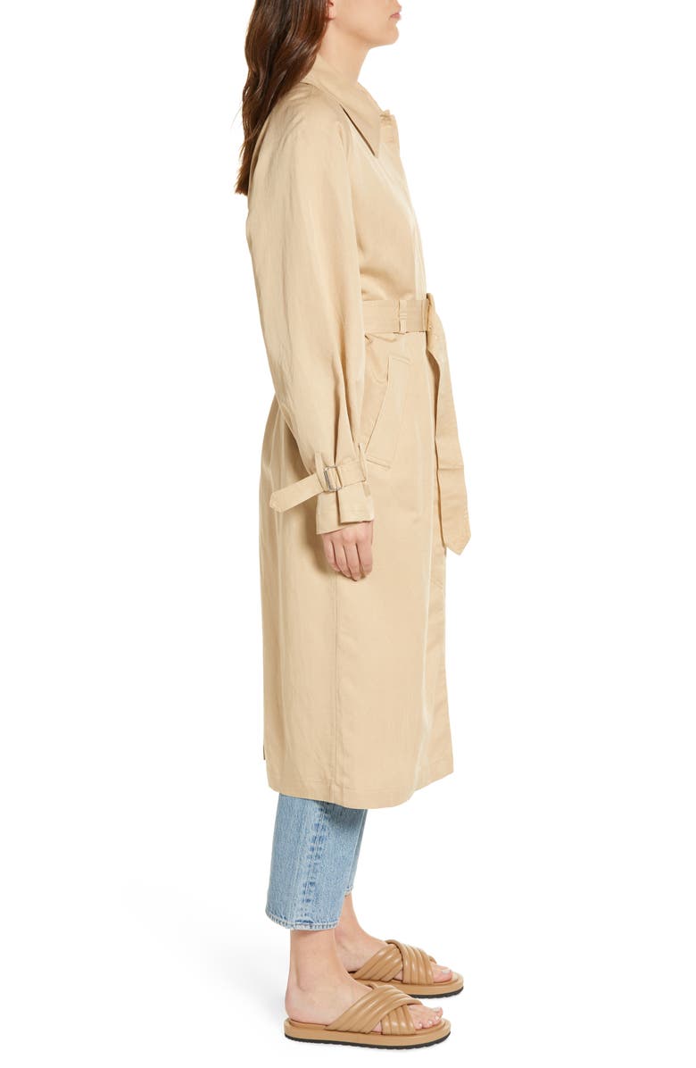 & Other Stories Relaxed Fit Belted Trench Coat, Alternate, color, 