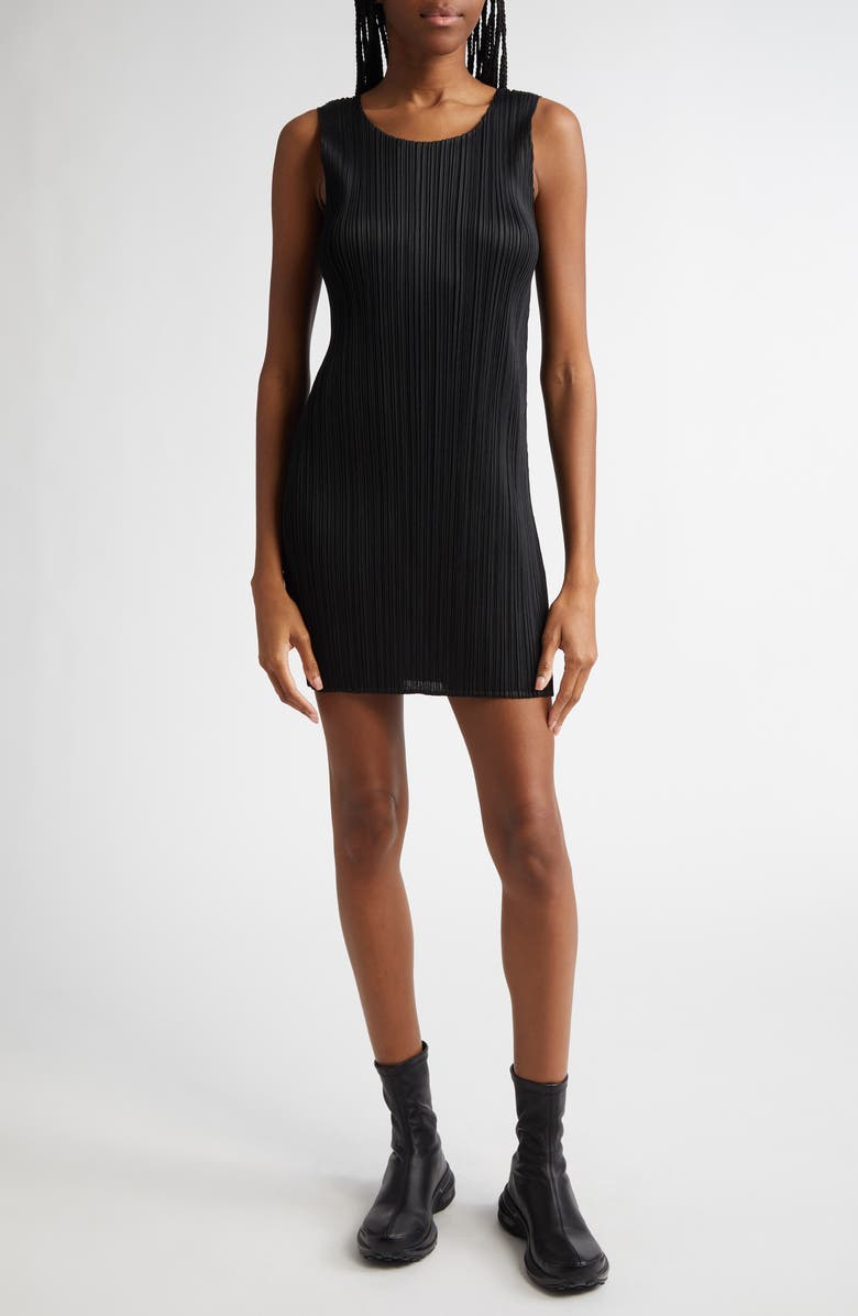 Pleats Please Issey Miyake Basics Pleated Dress, Main, color, 