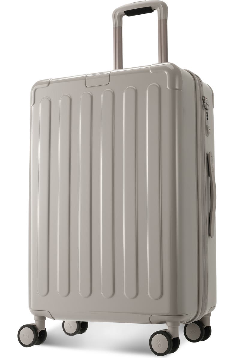 Hedgren Nostos Glossy Medium Spinner Suitcase, Alternate, color, Pebble