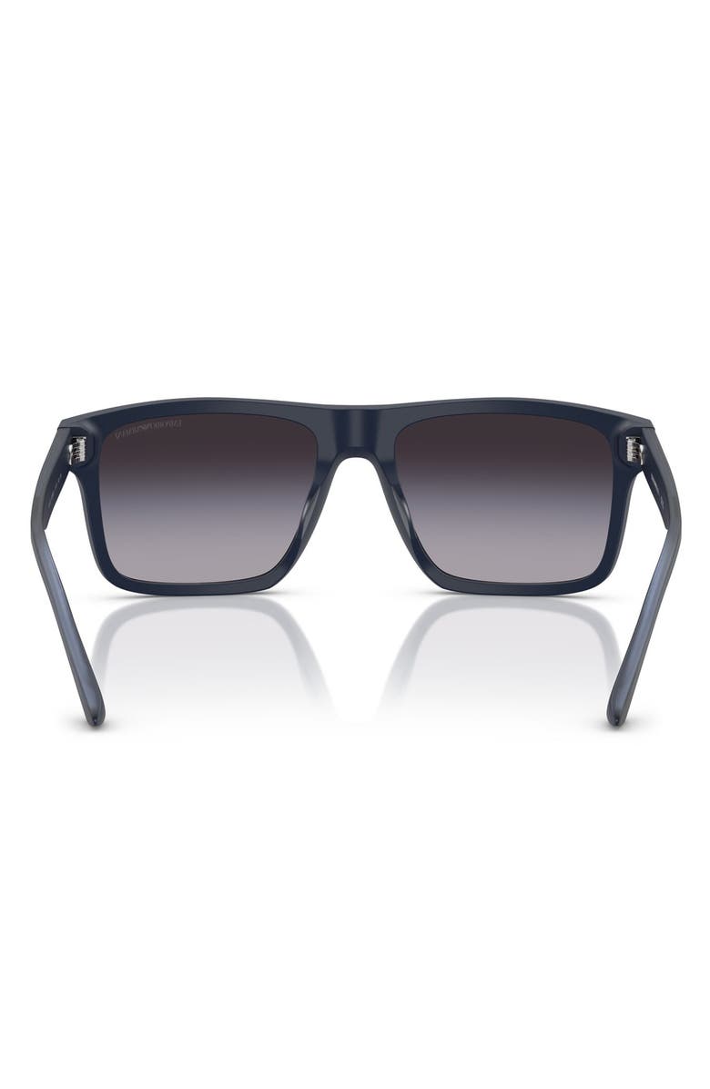 Emporio Armani 57mm Gradient Square Sunglasses, Alternate, color, 