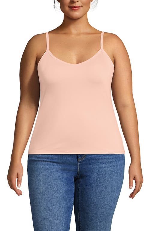 Lands' End Cooling V-neck Camisole In Pink