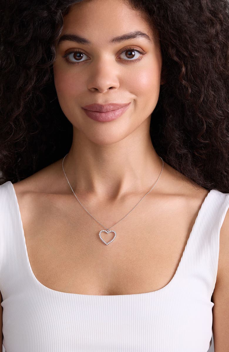 Bony Levy 18K Gold Liora Diamond Heart Pendant Necklace, Alternate, color, 