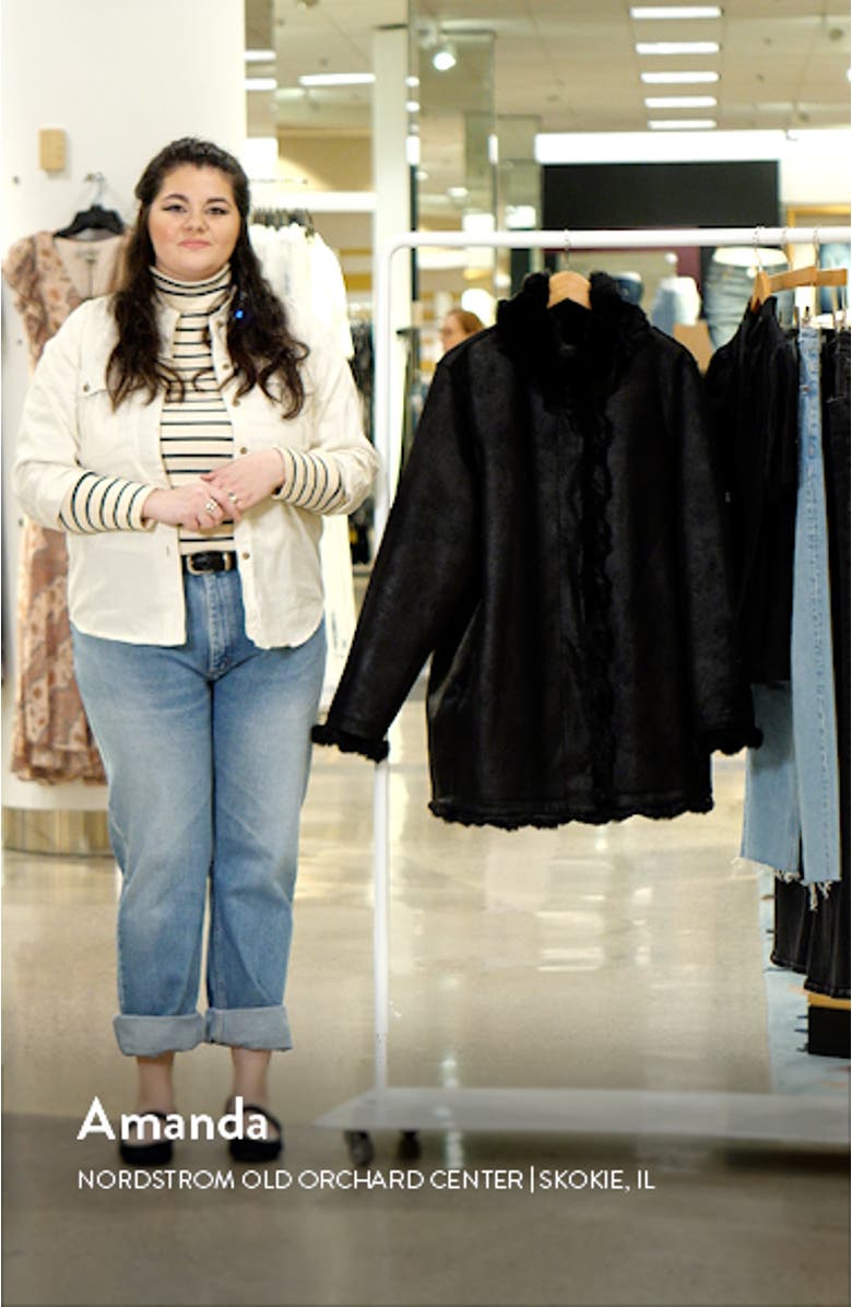 Rainier Reversible Faux Fur Coat, sales video thumbnail