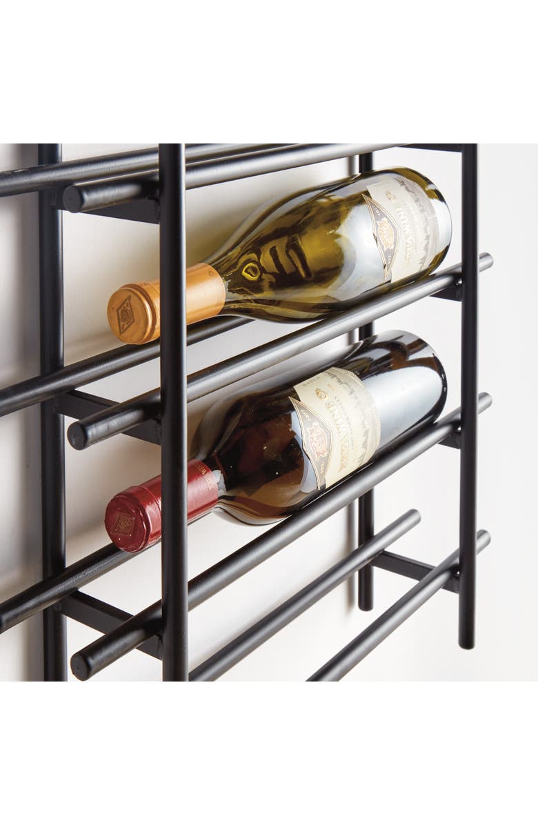 Napa Home & Garden Barossa 6-Bottle Wine Rack - Black Iron - Modern Design, Alternate, color, 