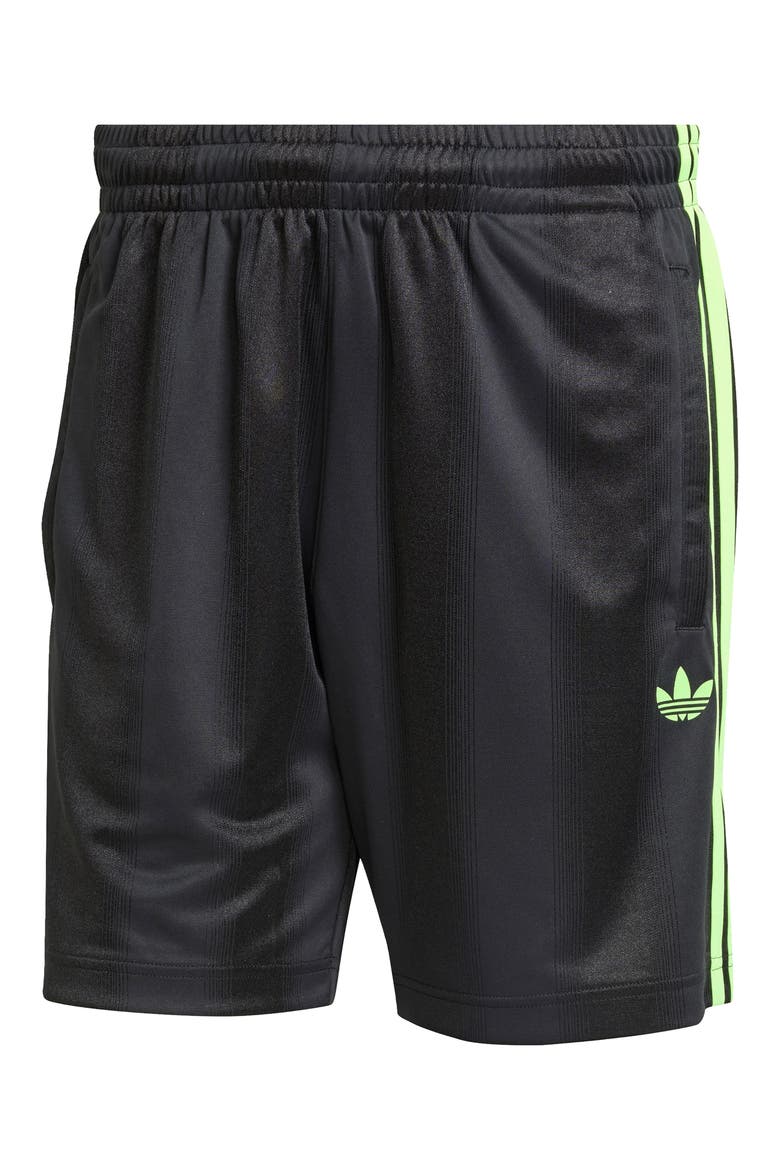 Adicolor Recycled Polyester Jacquard Shorts, Alternate, color, BLACK/SIGG