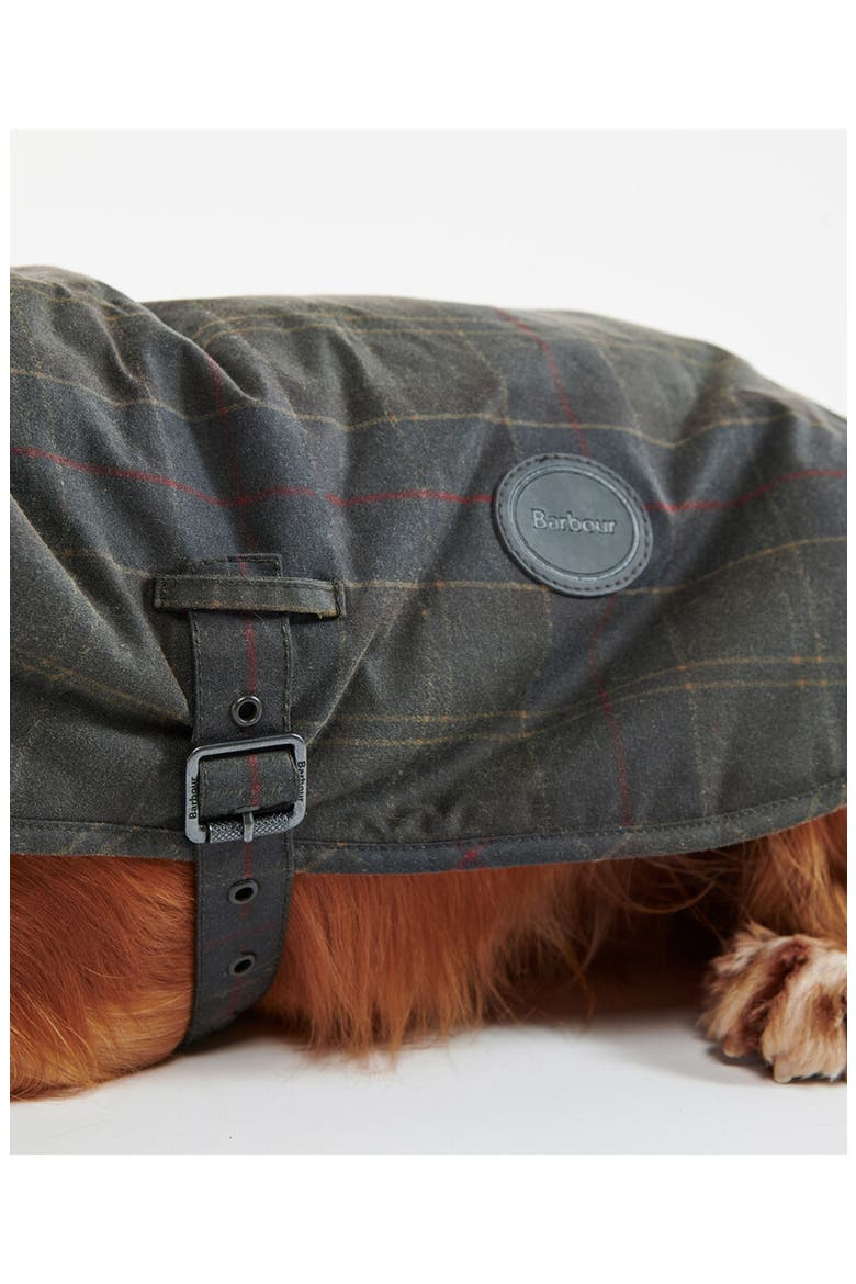 Waxed Cotton Dog Coat, Alternate, color, CLASSIC TARTAN