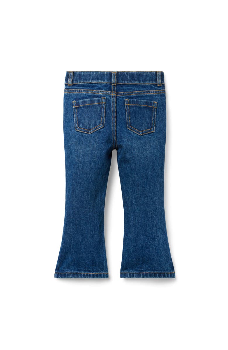 Janie and Jack Flare Jean In Medium Wash, Alternate, color, Blue