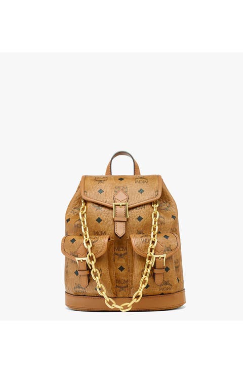 Mini Aren Drawstring Backpack in Visetos