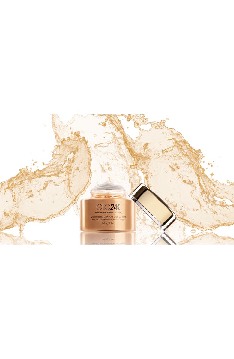 GLO24K UNLEASH THE POWER OF GOLD Moisturizing 24k AM Day Cream, Alternate, color, Na