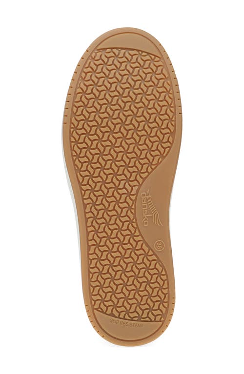 Dansko Josey Low Top Sneaker In Black Nappa