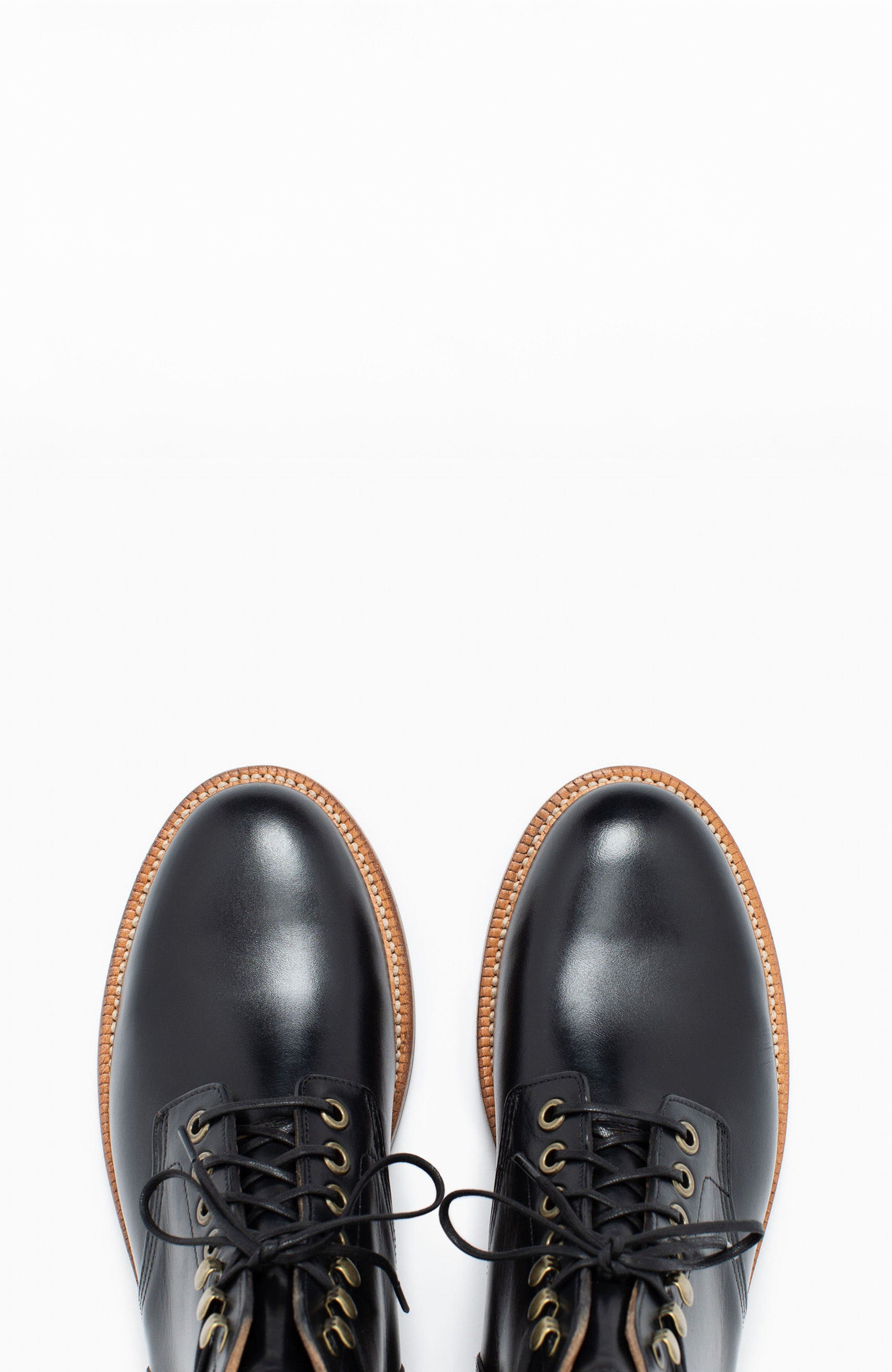 Nora Boot, Alternate, color, Black Chromexcel