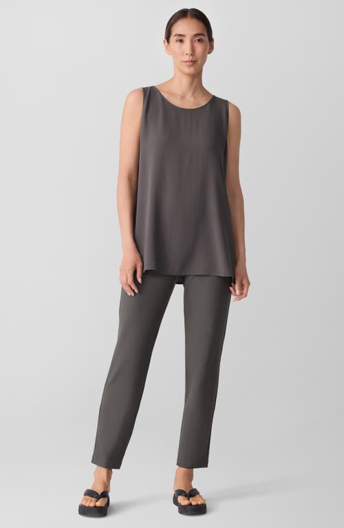 Eileen Fisher Slim Ankle Pants In Gray